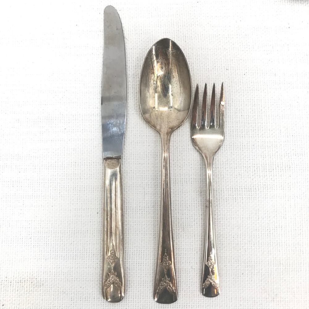 Oneida Stainless Spoon, Fork, Dinner Knives Set